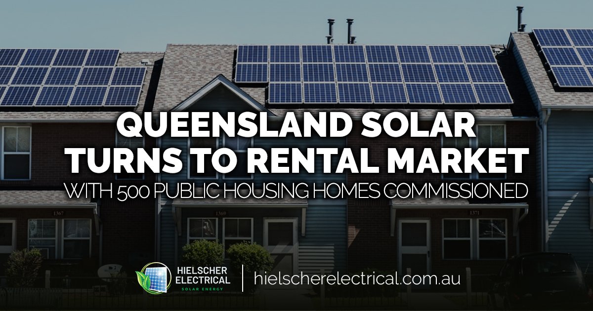 Queensland Solar Turns To Rental Market with 500 Public Housing Homes